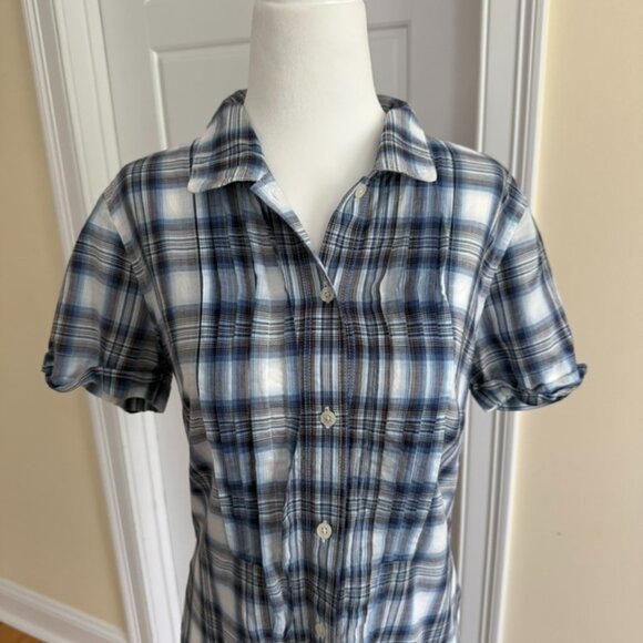 Lucky Brand Button Down Plaid Dress - Picture 3 of 9